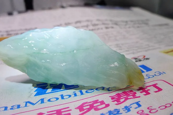 Natural Jade Rough Jadeite Raw (30.5g,6X2.2X1.4cm)