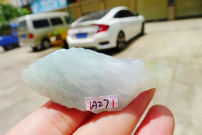 Natural Jade Rough Jadeite Raw (30.5g,6X2.2X1.4cm)