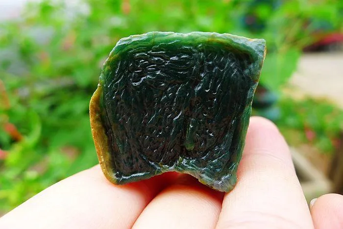 Natural Jade Rough Jadeite Raw (33g,3.2X2.5X2.1cm)