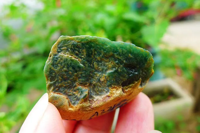 Natural Jade Rough Jadeite Raw (33g,3.2X2.5X2.1cm)