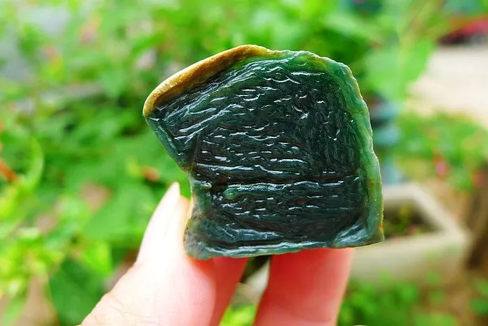 Natural Jade Rough Jadeite Raw (33g,3.2X2.5X2.1cm)