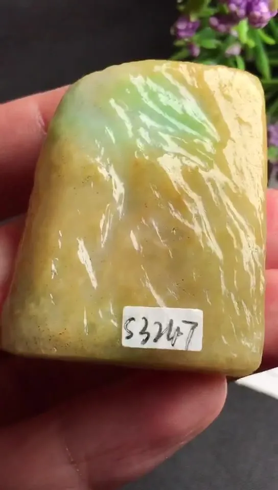 Natural Jade Rough Jadeite Raw (4.1x3.3X1.0cm)-S3247