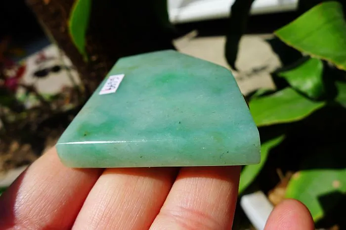 Natural Jade Rough Jadeite Raw (46g,5.5X4.4X0.65cm)