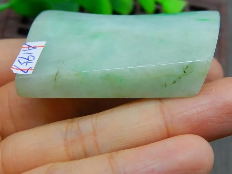 Natural Jade Rough Jadeite Raw (52g, 50X32X13mm)