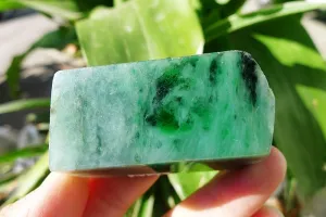 Natural Jade Rough Jadeite Raw (71g,5X3.7X2cm)