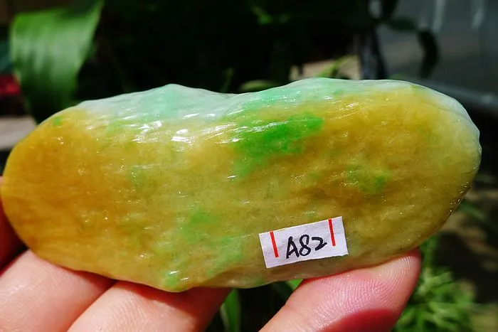 Natural Jade Rough Jadeite Raw (76g,8.3X3.3X1.5cm)