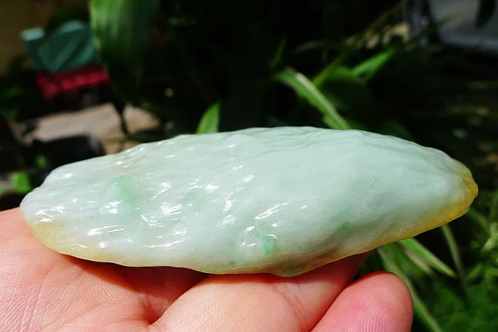 Natural Jade Rough Jadeite Raw (76g,8.3X3.3X1.5cm)