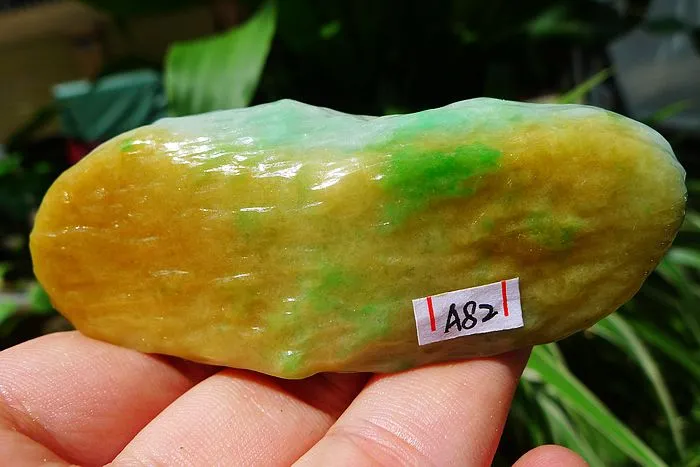 Natural Jade Rough Jadeite Raw (76g,8.3X3.3X1.5cm)