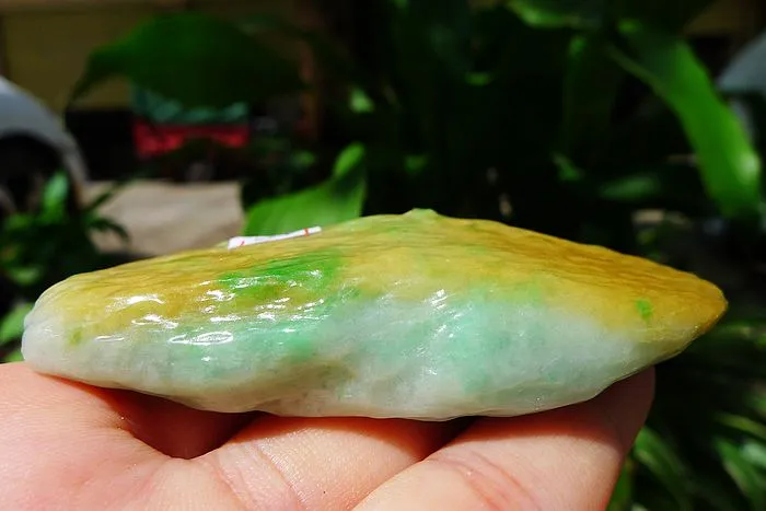 Natural Jade Rough Jadeite Raw (76g,8.3X3.3X1.5cm)