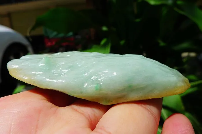 Natural Jade Rough Jadeite Raw (76g,8.3X3.3X1.5cm)