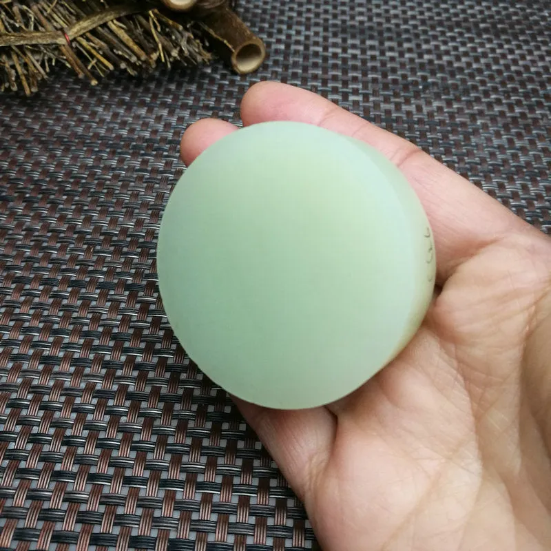 Natural Kunlun Jade Rough Nephrite Raw (115g, 5.3X1.5cm)