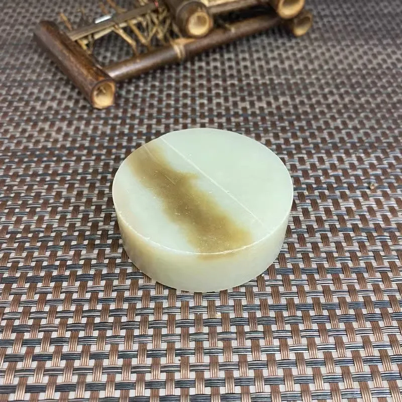 Natural Kunlun Jade Rough Nephrite Raw (158g,5.9X2.0cm)