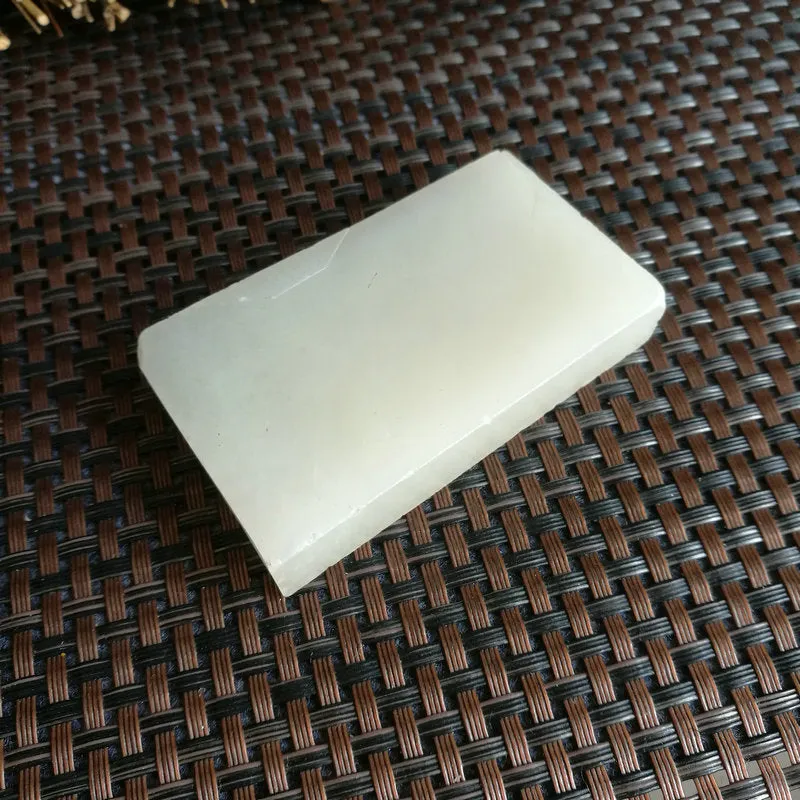 Natural Kunlun Jade Rough Nephrite Raw (86g,6.4X3.6X1.2cm)