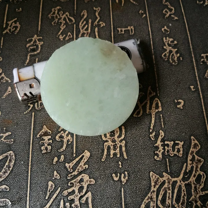 Natural Kunlun Jade Rough Nephrite Raw S-(120g, 5.2X5.2X1.9cm)