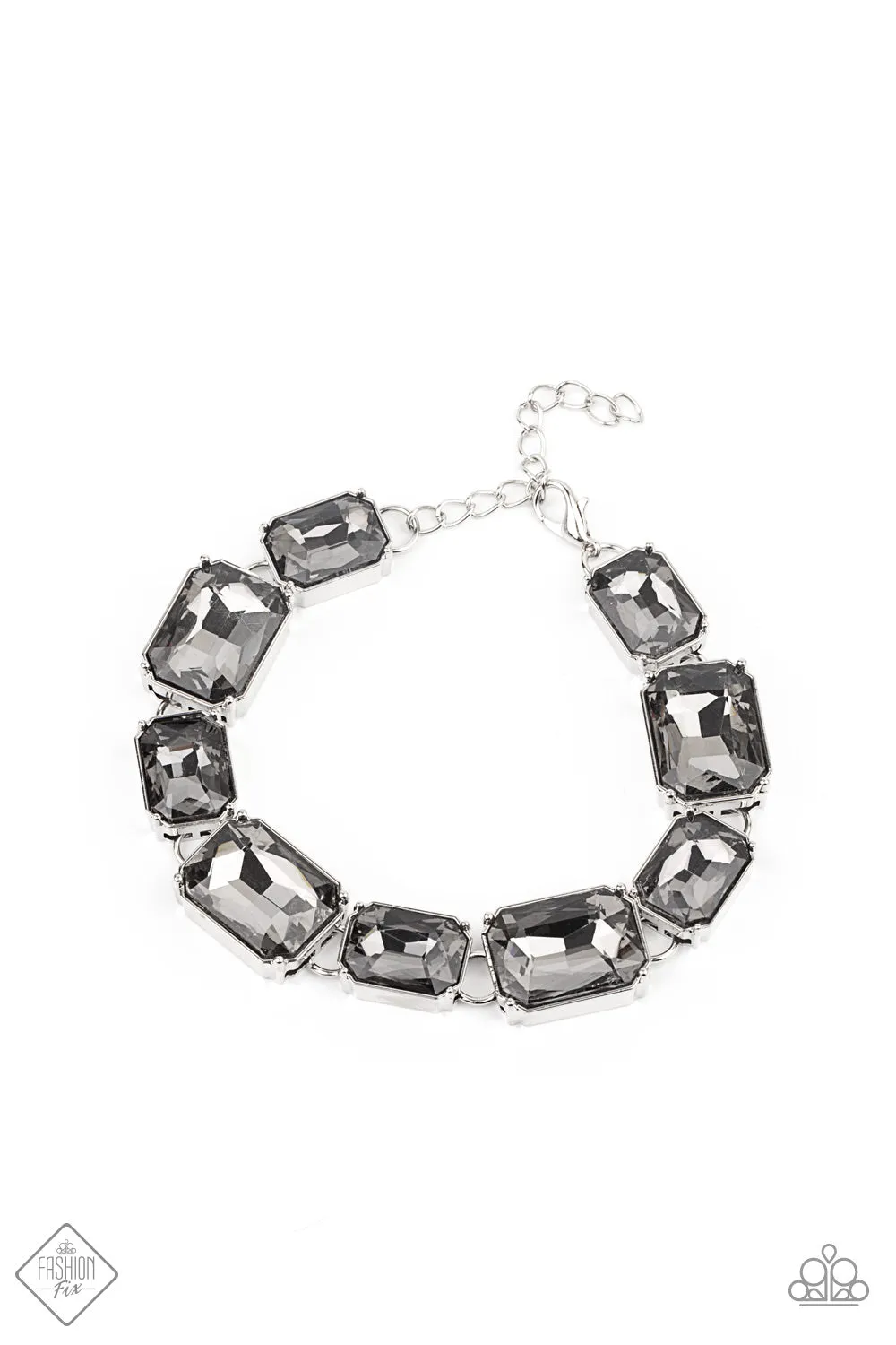 Paparazzi Bracelet Fashion Fix Jan 2021 ~ After Hours - Silver