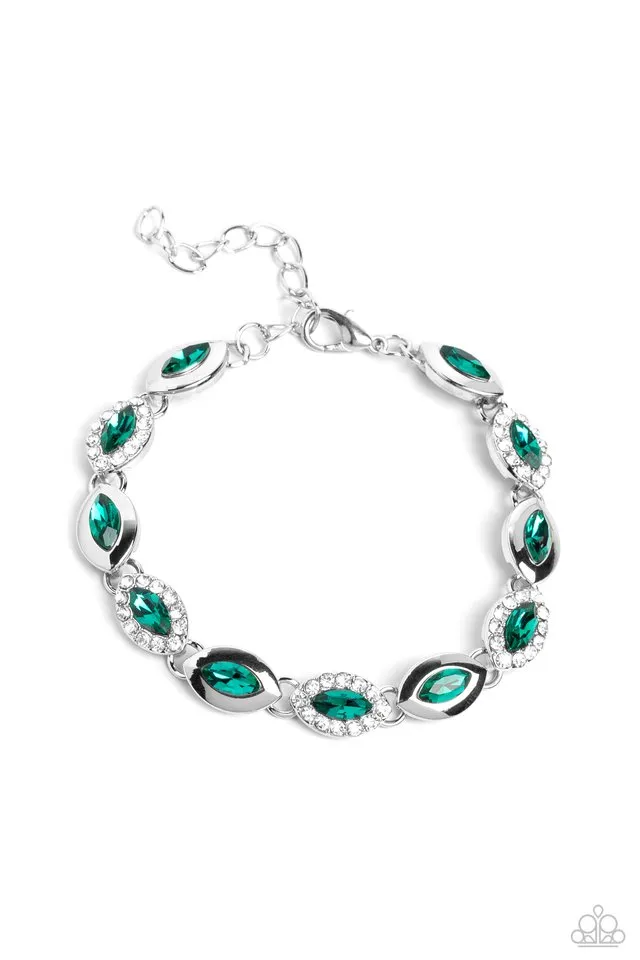 Paparazzi Bracelet ~ Some Serious Sparkle - Green