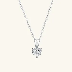 Premium Moissanite Romantic Heart Pendant Necklace