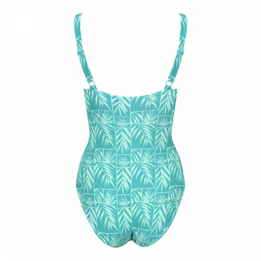 Regatta Women's Jade Green Sakari Swimming Costume