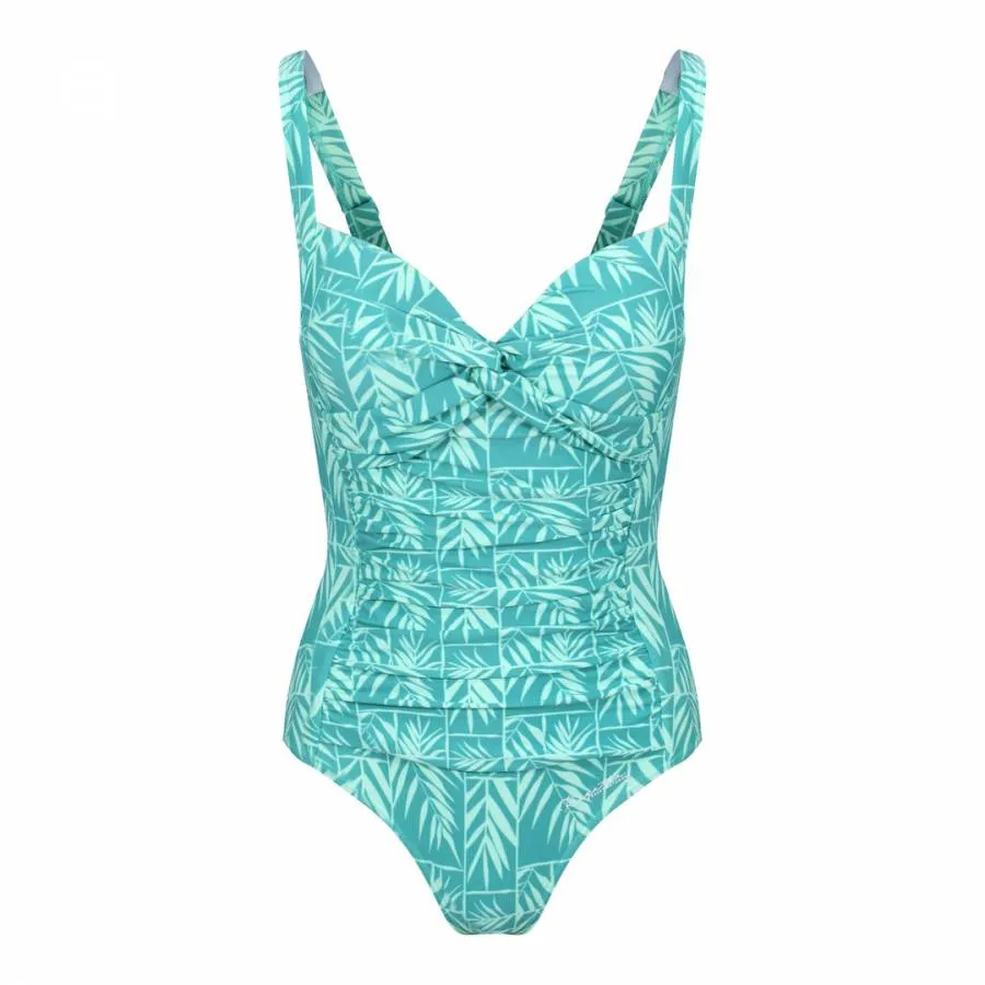 Regatta Women's Jade Green Sakari Swimming Costume