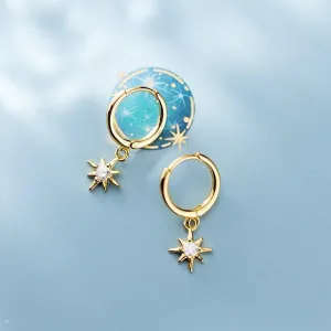 Scintillating Solitaire in Star Hoops