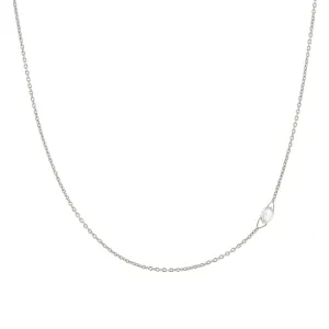 Single Briolette Diamond Necklace