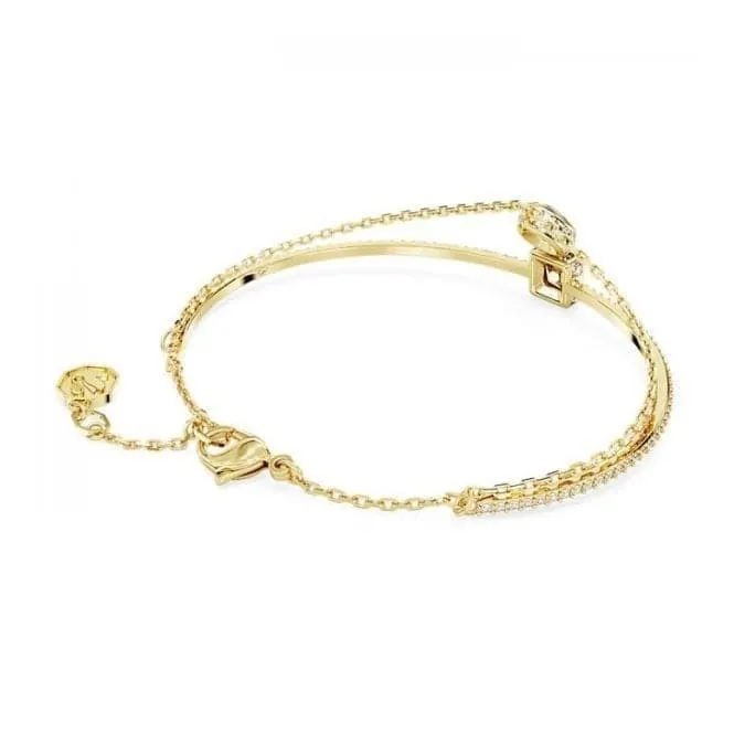 Stilla Mixed Cuts Gold-tone Plated Bangle 5662924