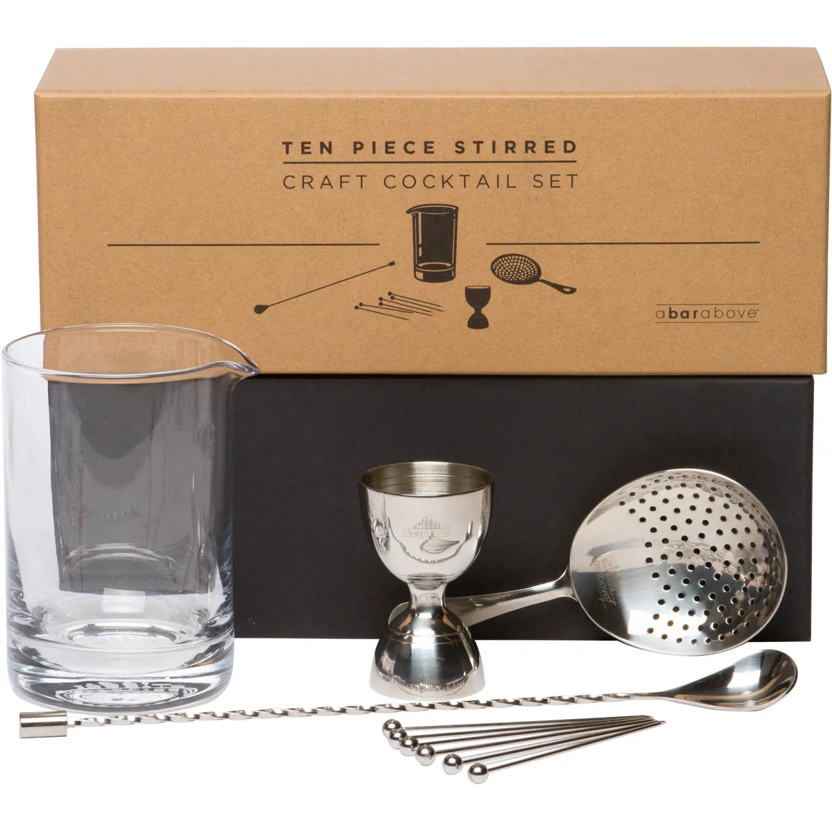 Stirred Cocktail Set Stainless Steel