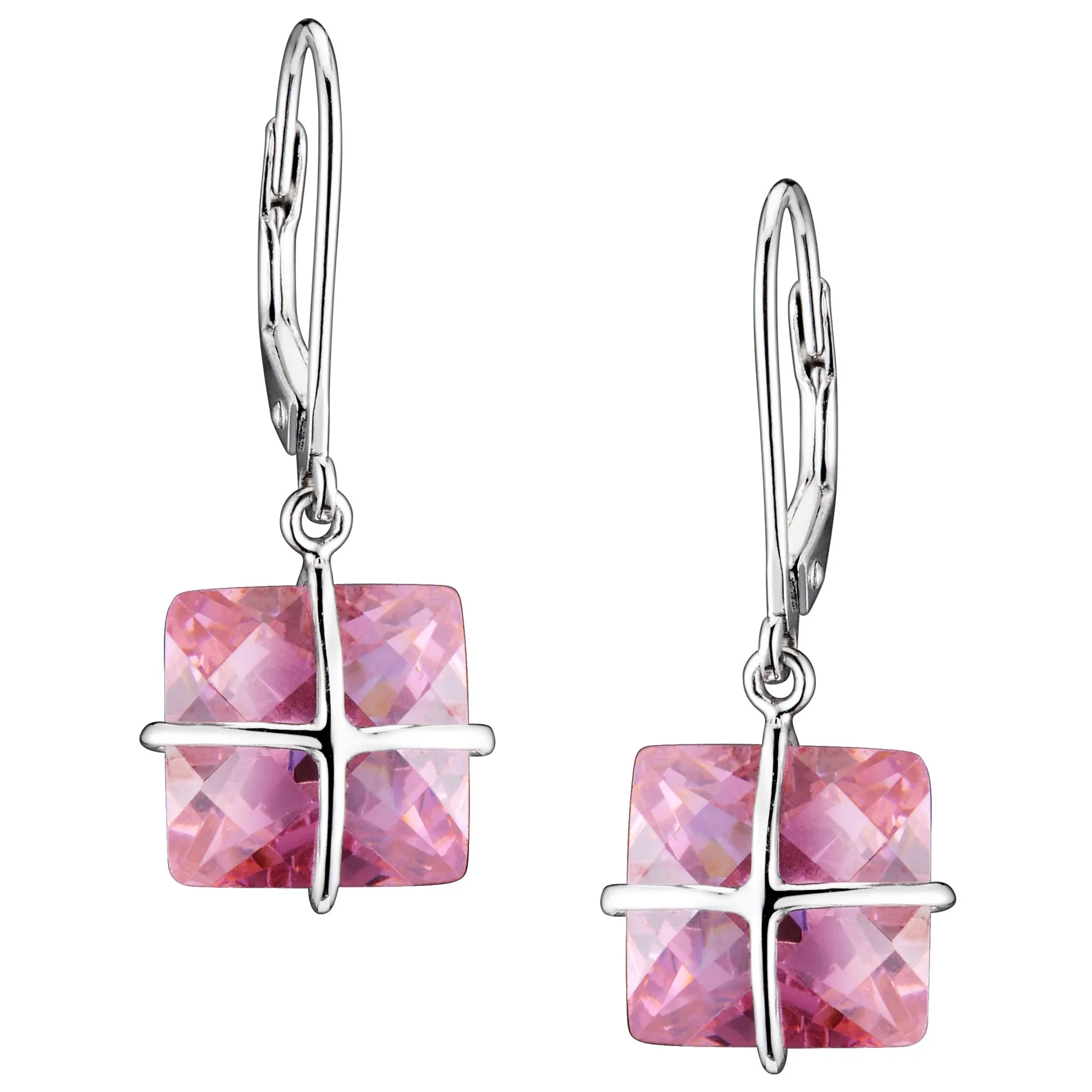 Sylvie Square Drop Euro Last Pair Earrings