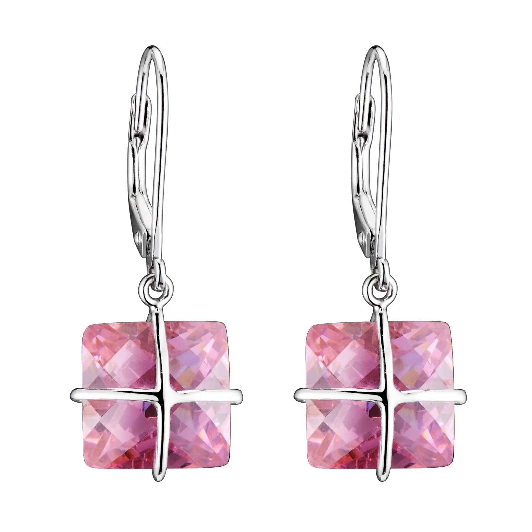 Sylvie Square Drop Euro Last Pair Earrings