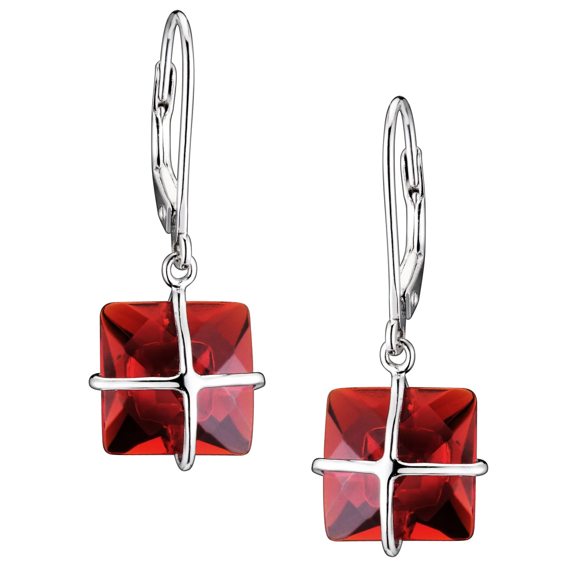 Sylvie Square Drop Euro Last Pair Earrings