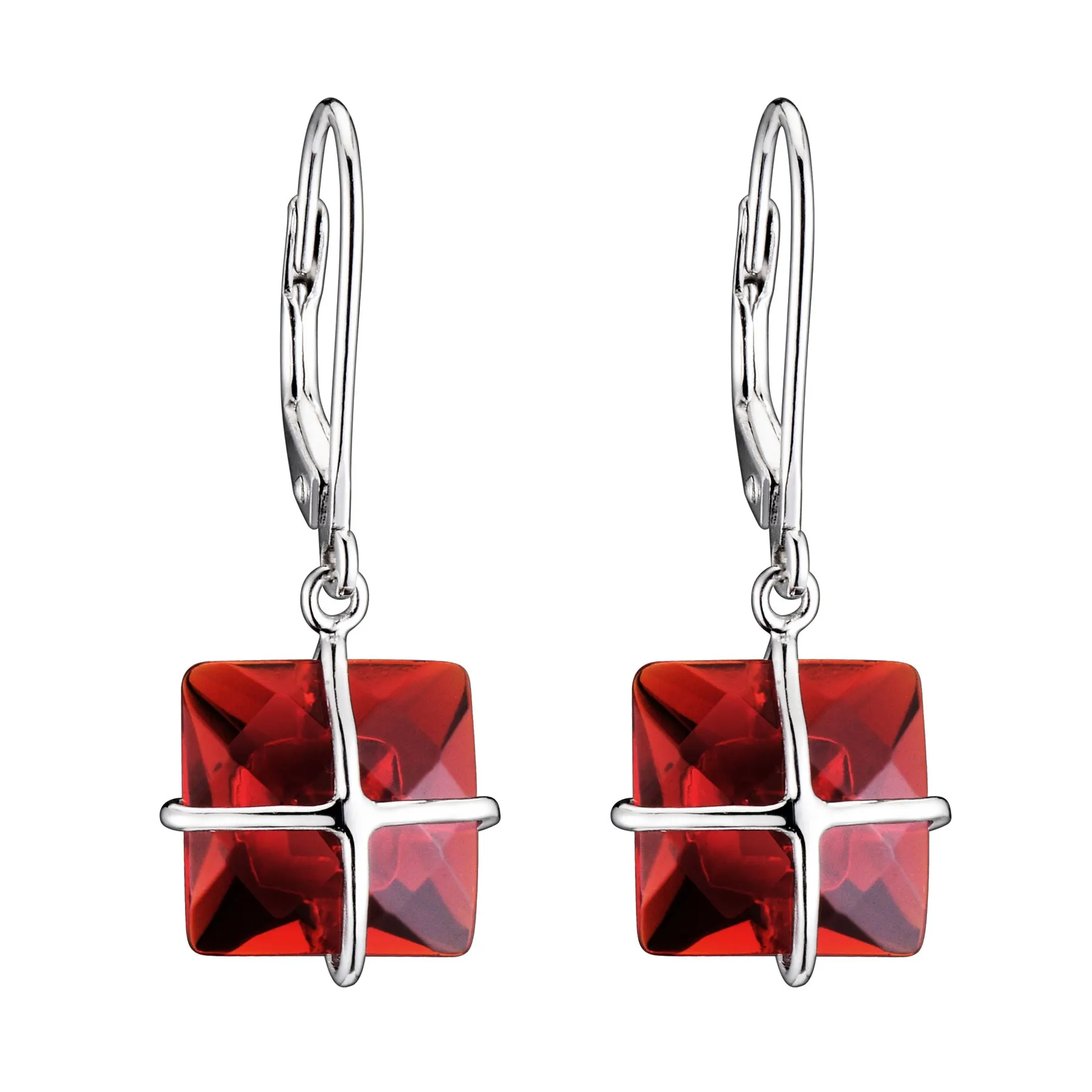 Sylvie Square Drop Euro Last Pair Earrings