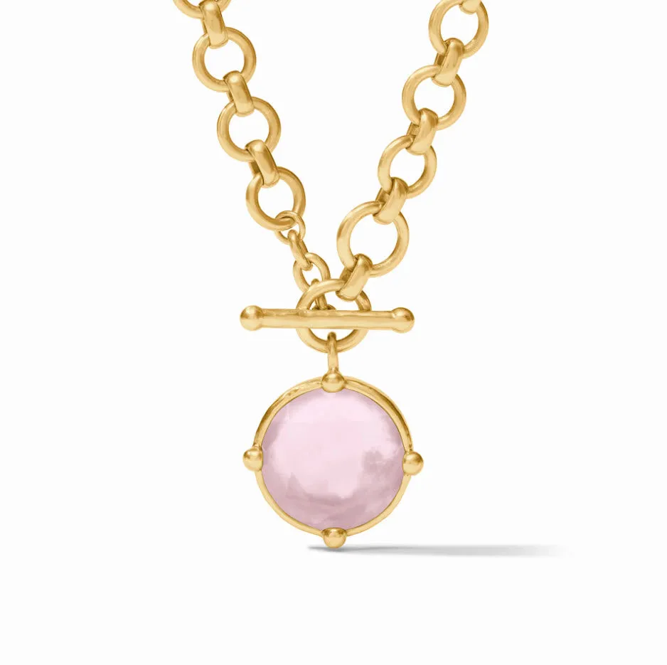 The Honeybee Demi Necklace in Iridescent Rose