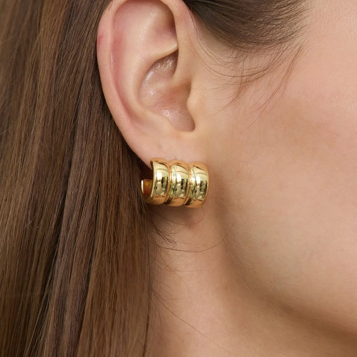 Tunnel Hoop Earrings