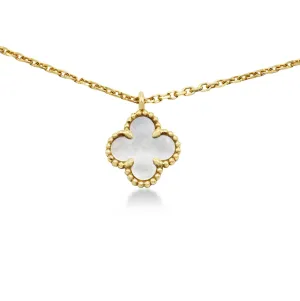 Van Cleef & Arpels Sweet Alhambra MOP Necklace - 18ct Yellow Gold